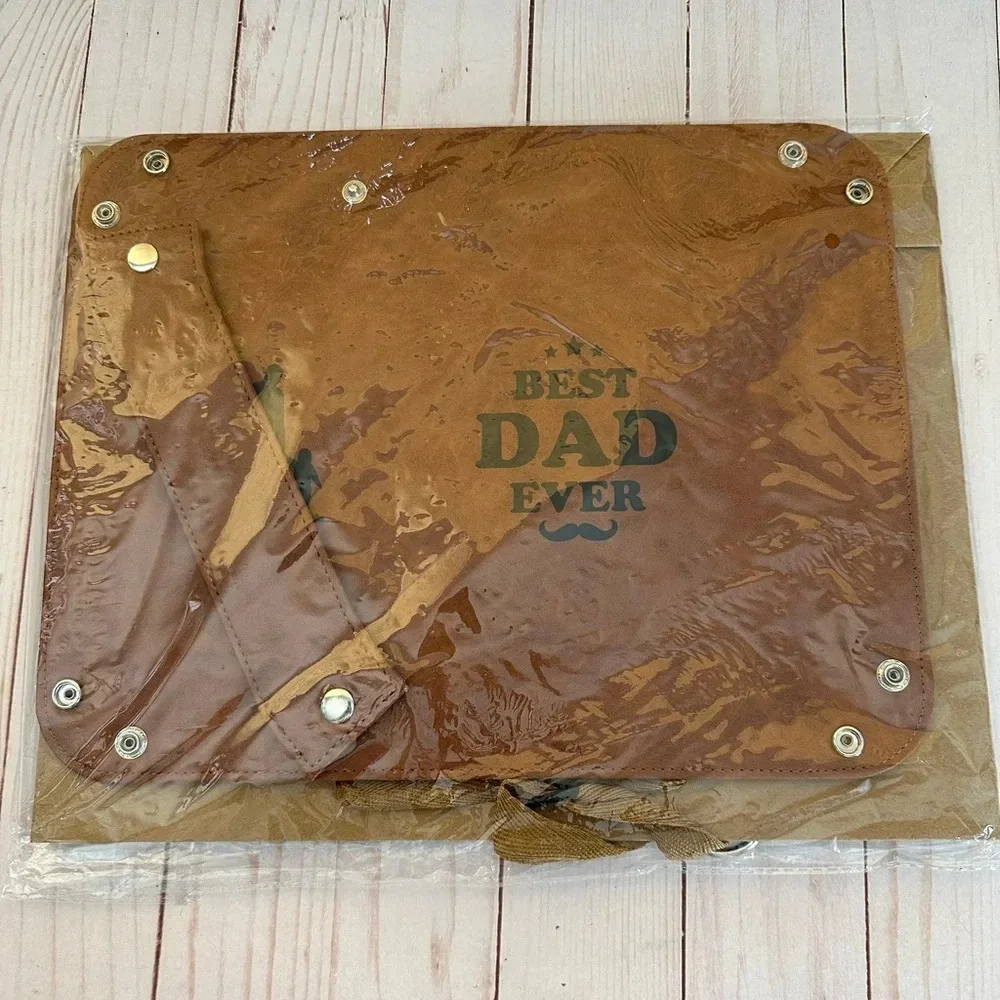 Faux Leather Jewelry Valet Brown Brand New